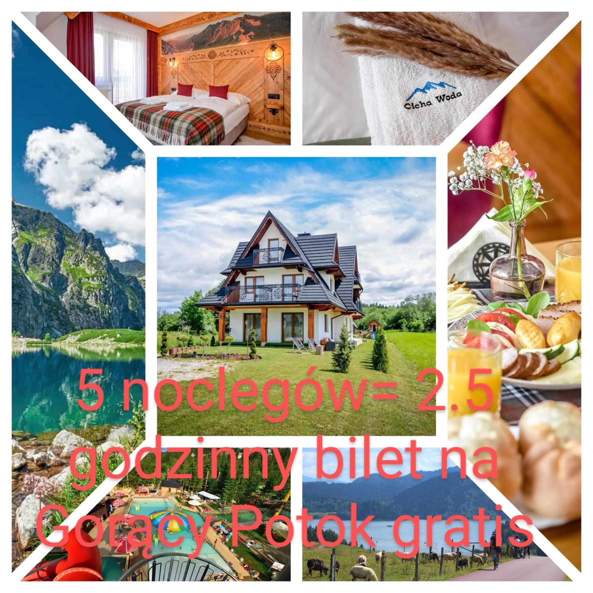 Cicha Woda 300 M Od Goracy Potok I Termy Szaflary Bed & Breakfast エクステリア 写真